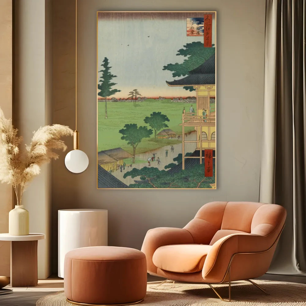 Sto slavných pohledů Edo LXX, Utagawa Hiroshige OGC