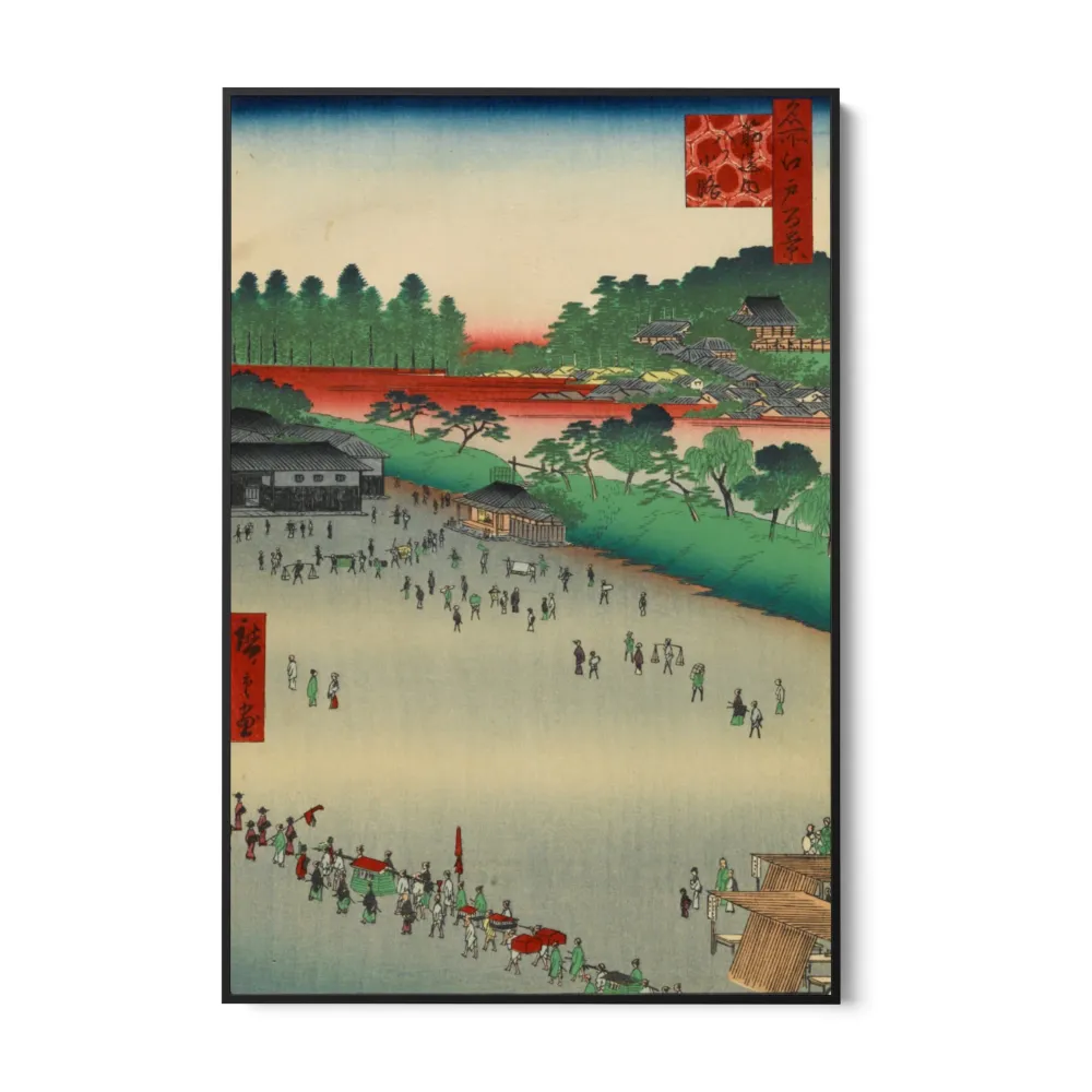 Sto slavných pohledů Edo IX, Utagawa Hiroshige OGC