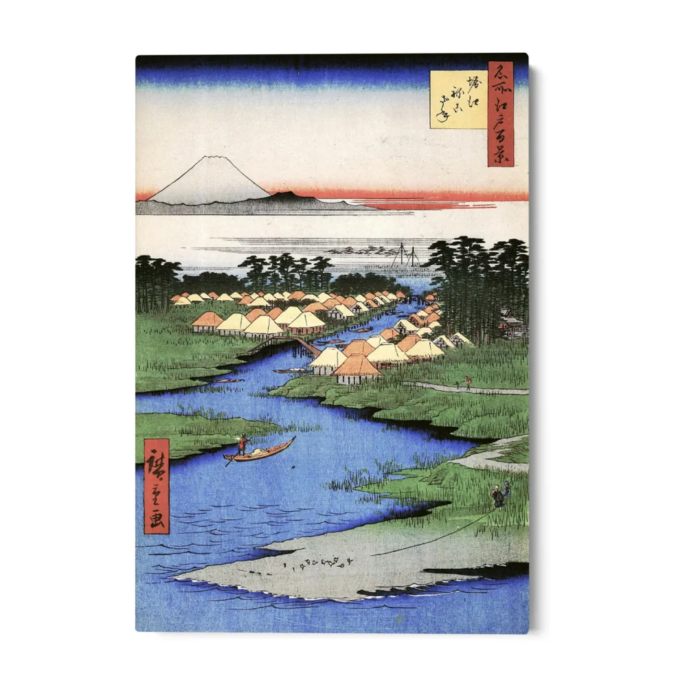 Sto slavných pohledů Edo XCVI, Utagawa Hiroshige OGC