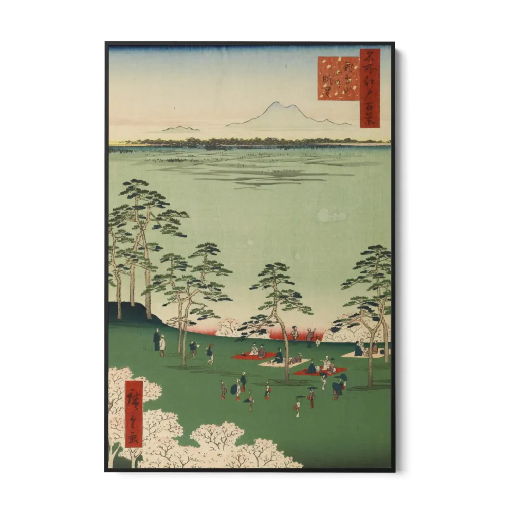 Sto slavných pohledů Edo XVII, Utagawa Hiroshige OGC