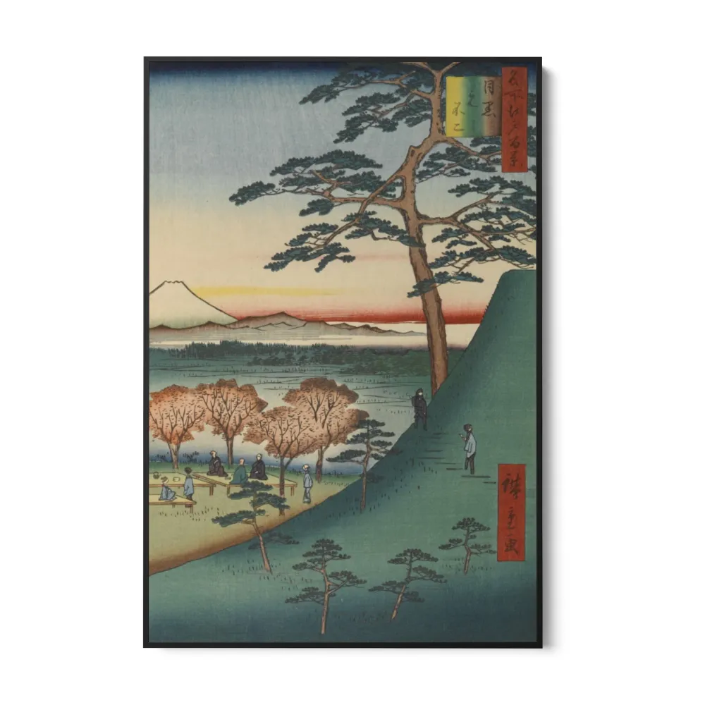 Sto slavných pohledů Edo XXV, Utagawa Hiroshige OGC