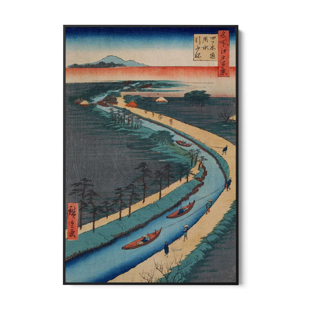 Sto slavných pohledů Edo XXXIII, Utagawa Hiroshige OGC