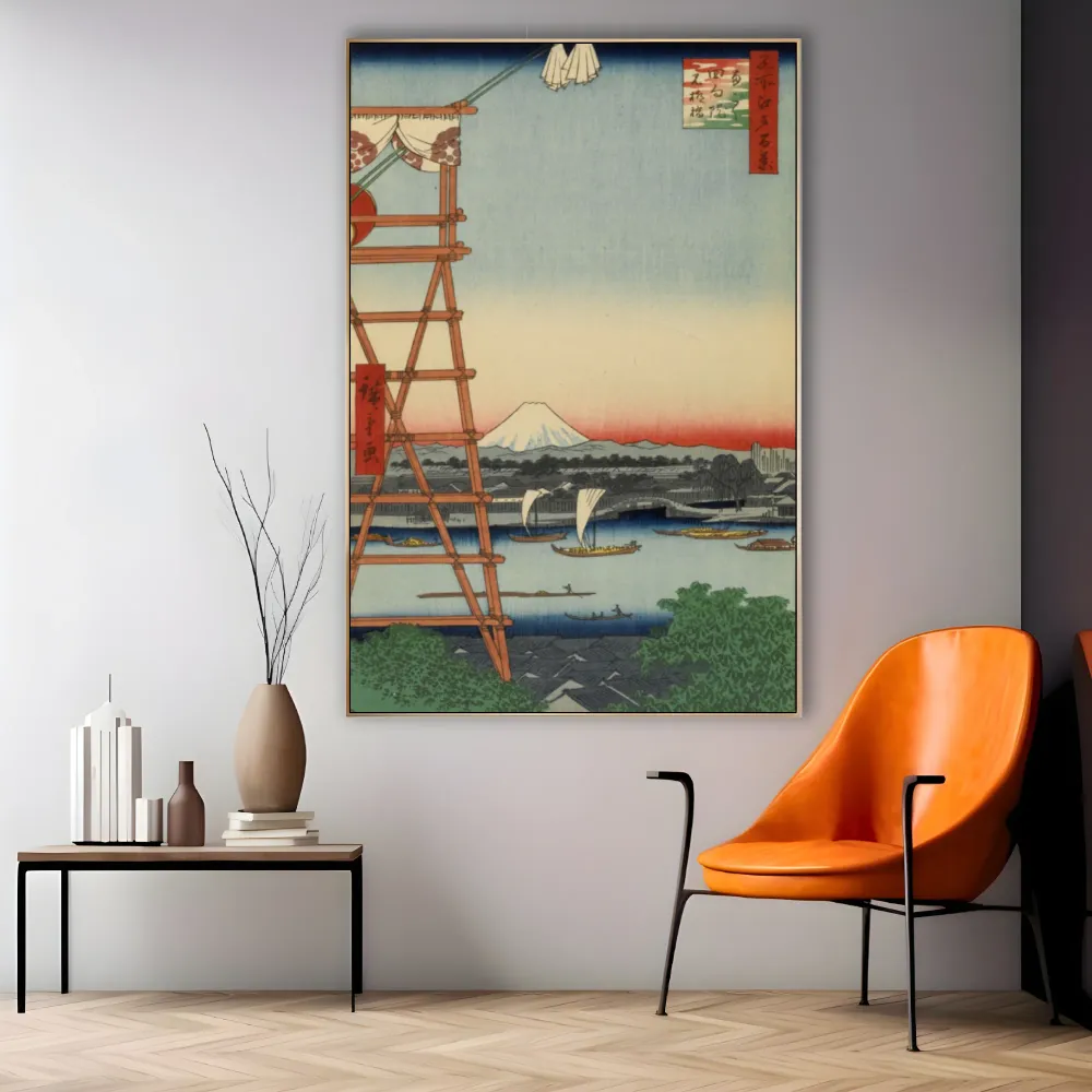 Sto známých pohledů Edo I, Utagawa Hiroshige OGC
