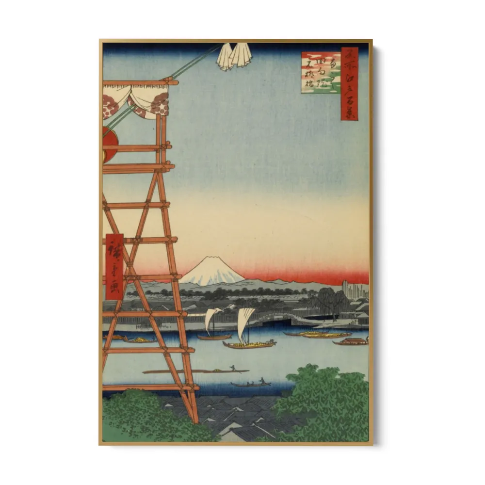Sto známých pohledů Edo I, Utagawa Hiroshige OGC