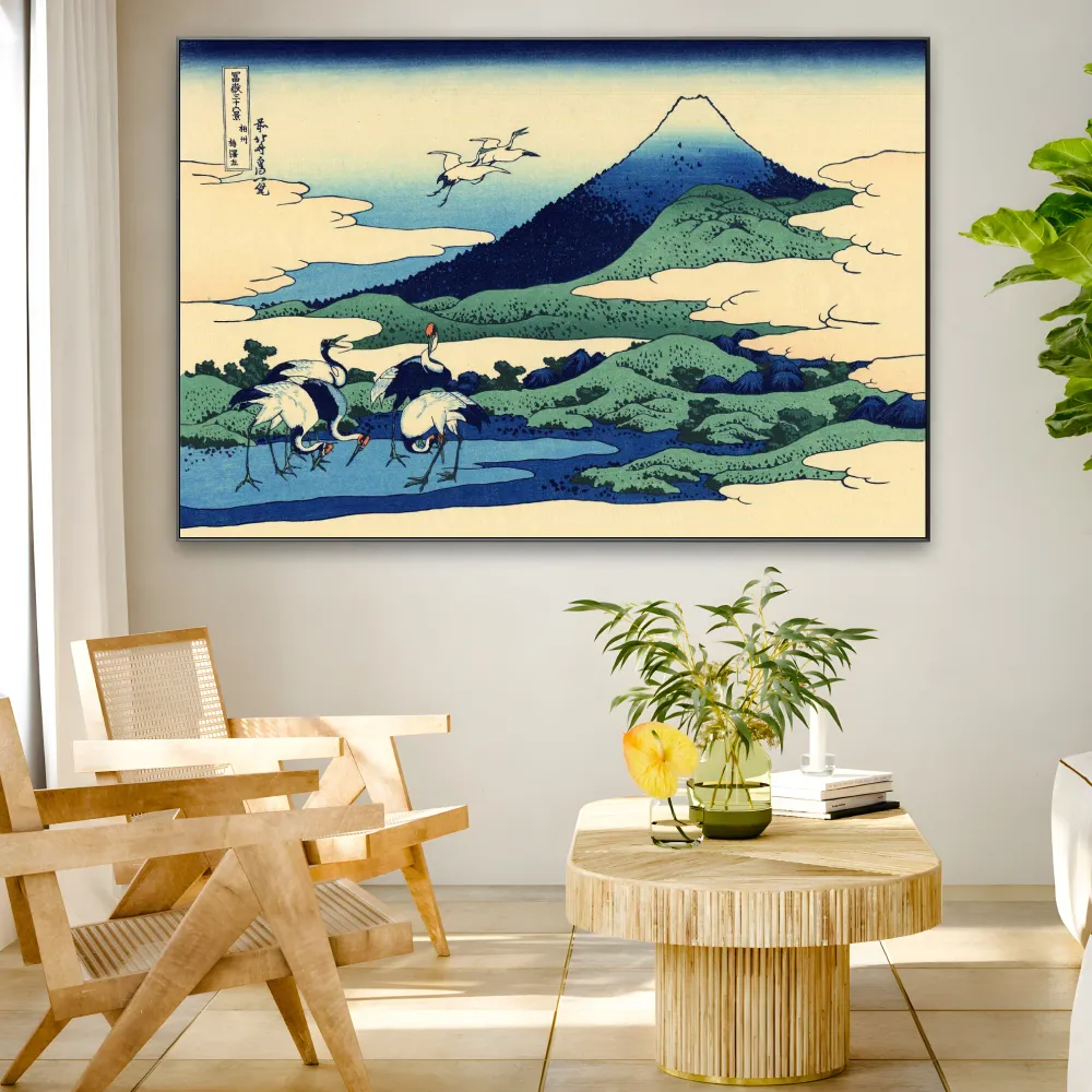 Vesnice Umezawa v Sagami, Katsushika Hokusai OGC