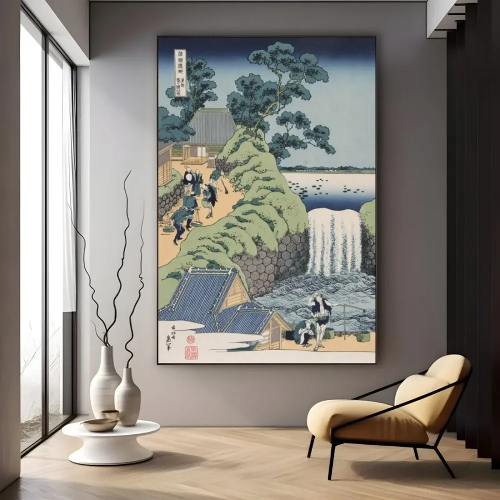 Vodopád Aoi Heuvel, Katsushika Hokusai OGC