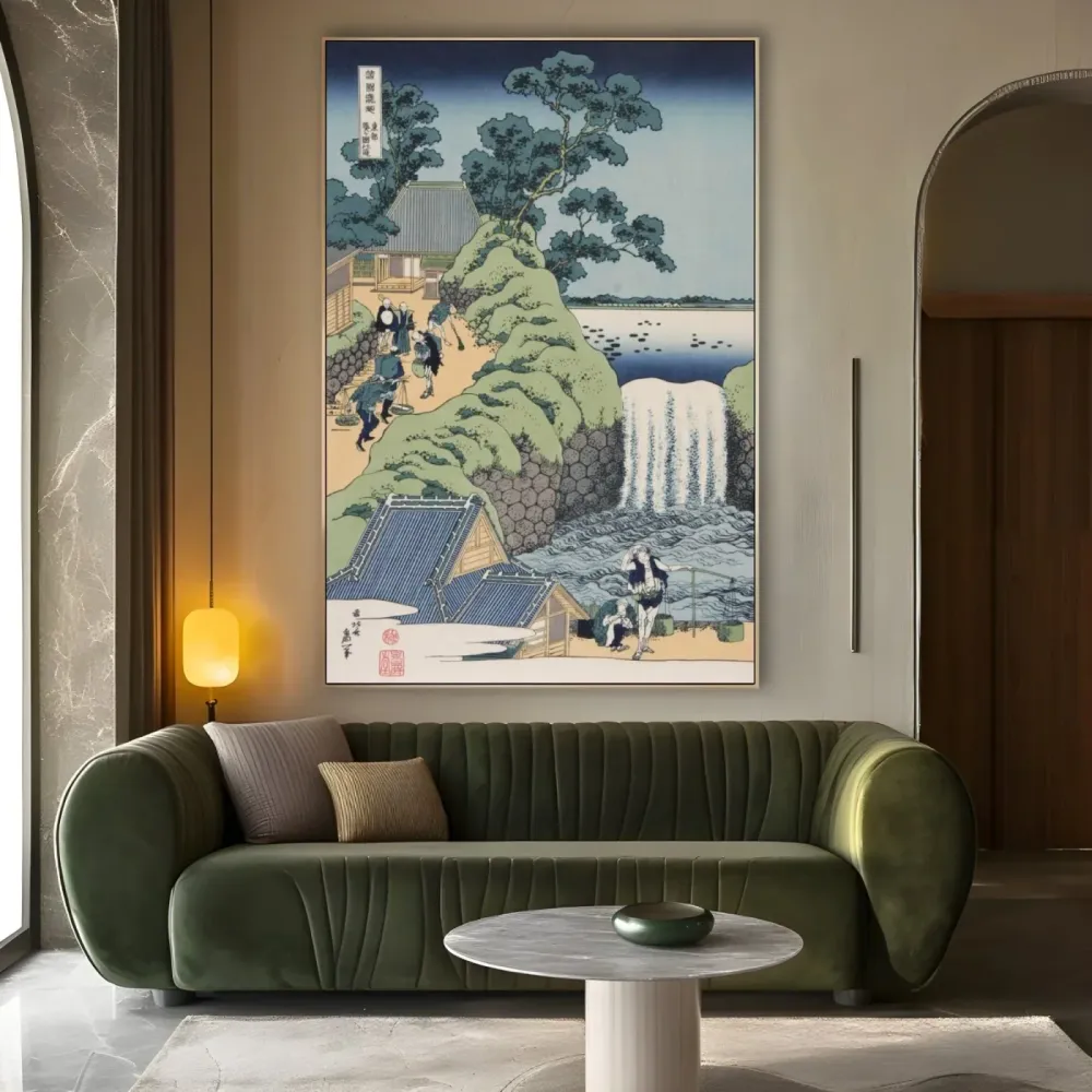 Vodopád Aoi Heuvel, Katsushika Hokusai OGC