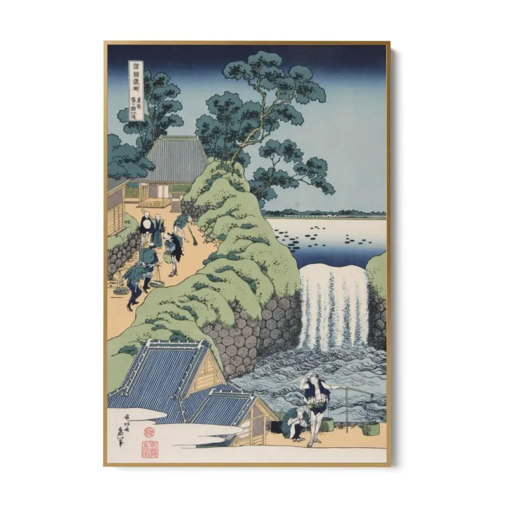 Vodopád Aoi Heuvel, Katsushika Hokusai OGC