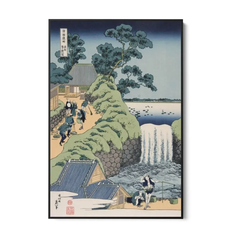Vodopád Aoi Heuvel, Katsushika Hokusai OGC
