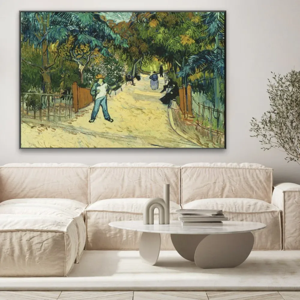 Vstup do veřejných zahrad v Arlu, Vincent Van Gogh OGC