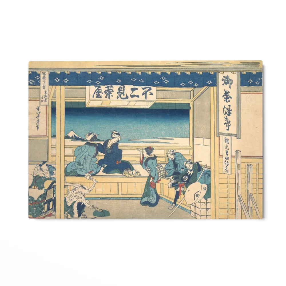Yoshida Tokaido, Katsushika Hokusai OGC