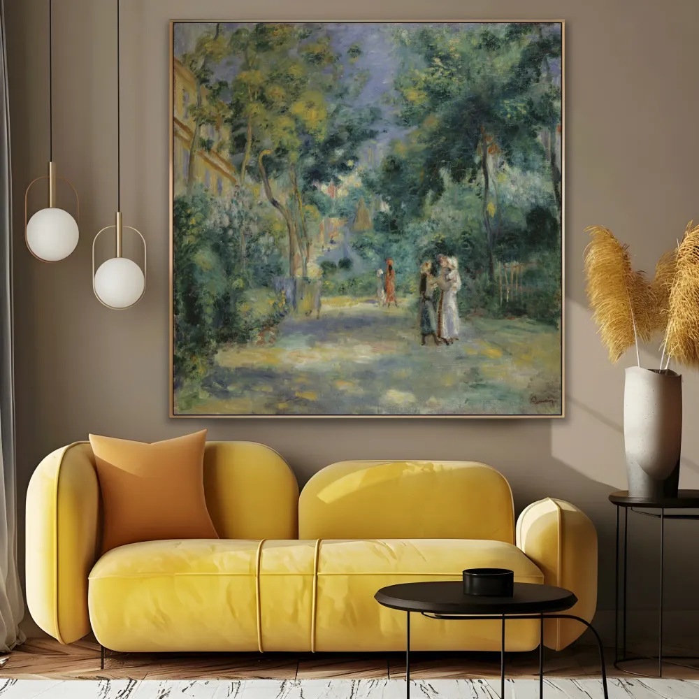 Zahrada v Montmartru, Pierre Auguste Renoir OGC