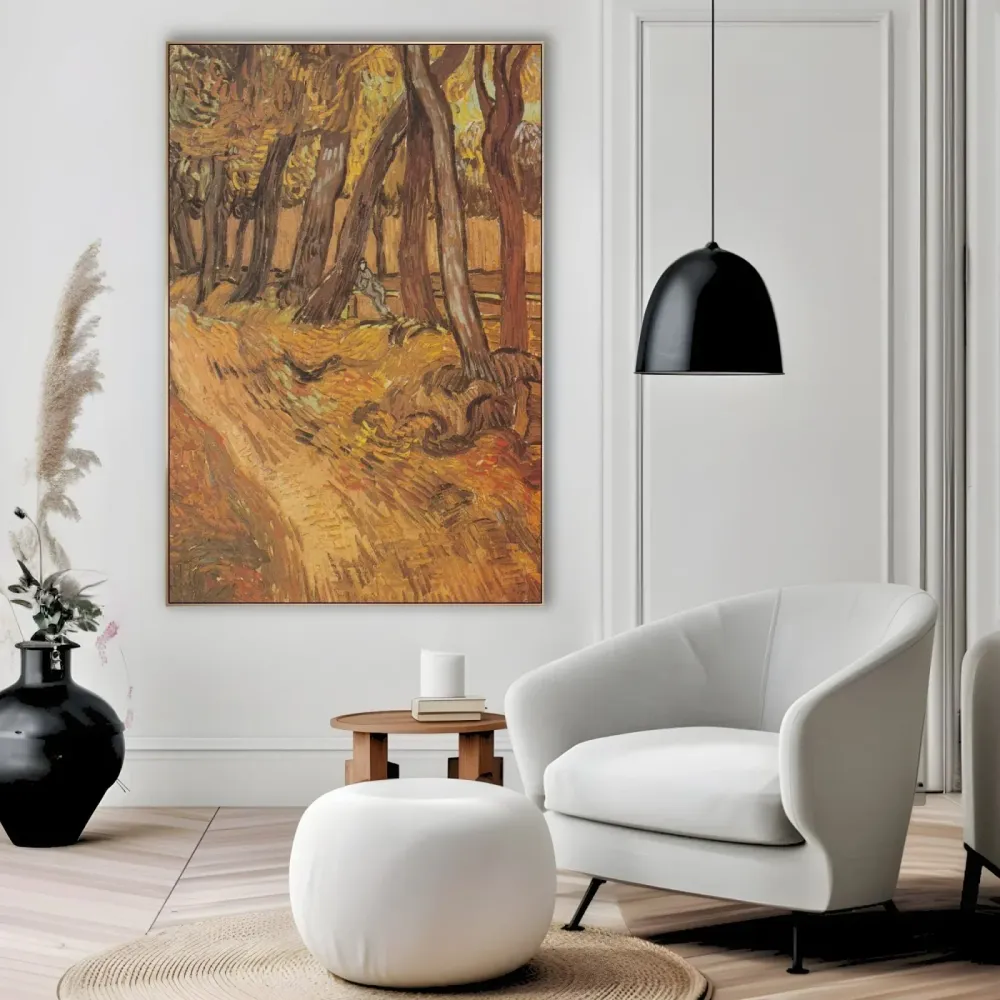 Zahrada nemocnice Saint Paul s postavou, Vincent Van Gogh OGC