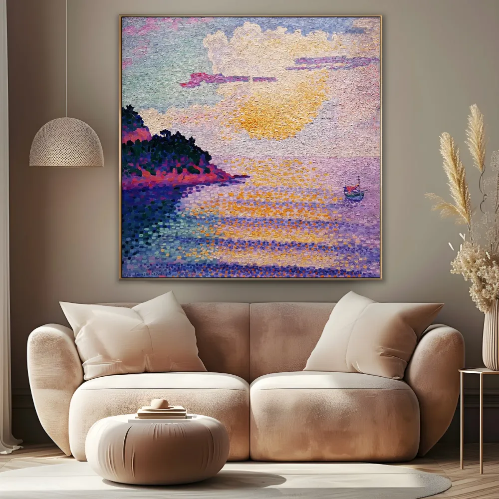 Západ slunce nad mořem, Henri Edmond Cross OGC