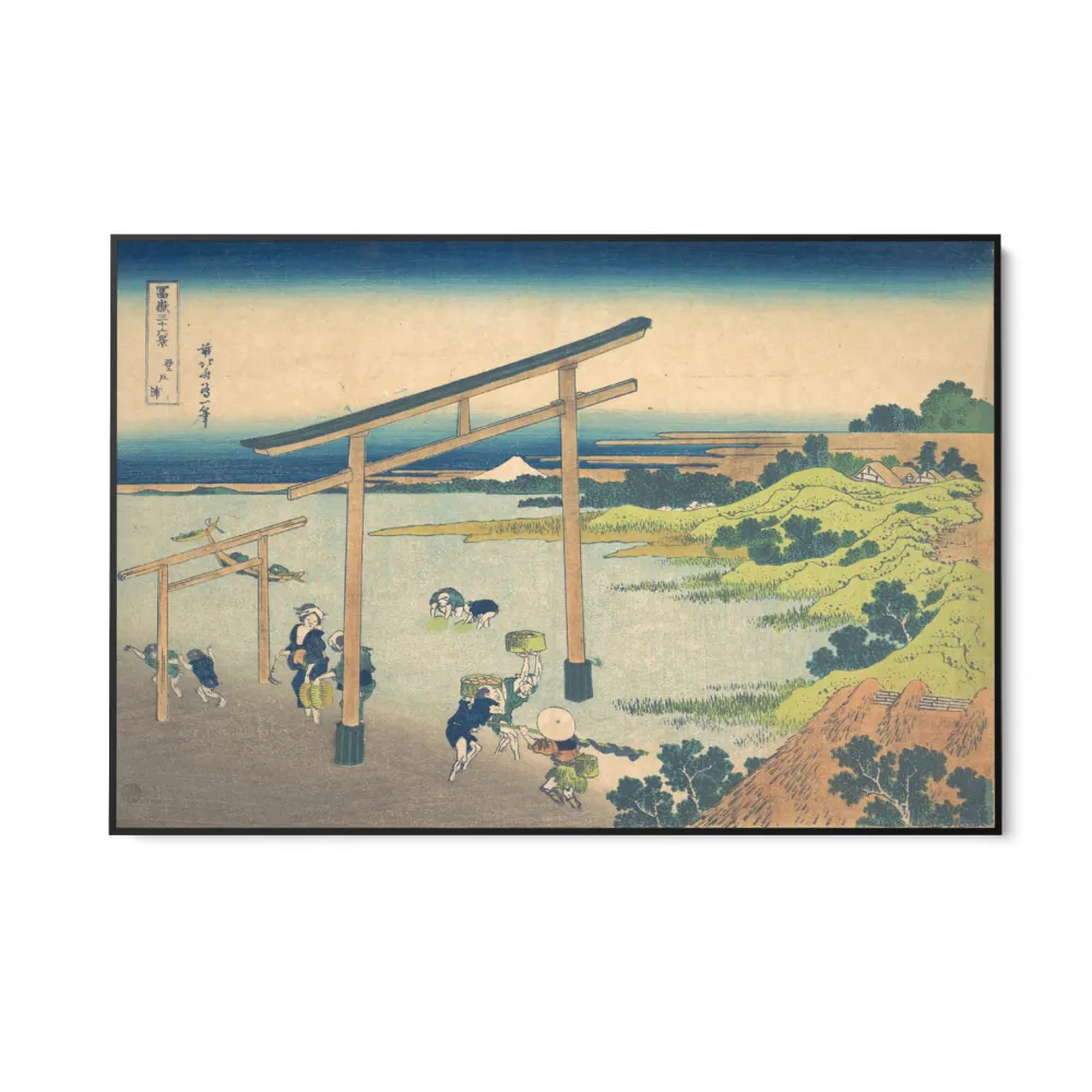 Zátoka Noboto, Katsushika Hokusai OGC
