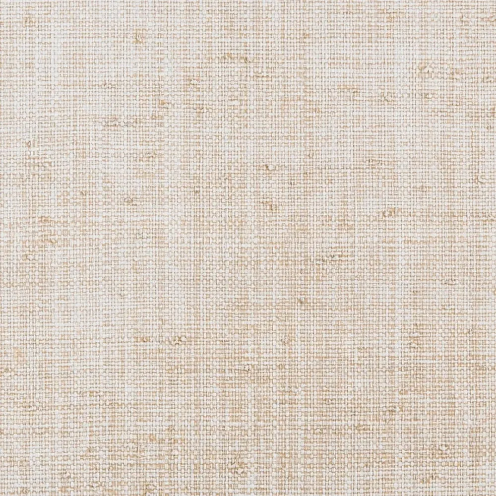 Přírodní strukturovaná tapeta z rafie KOMBA - BLANC NATUREL bílá s béžovou