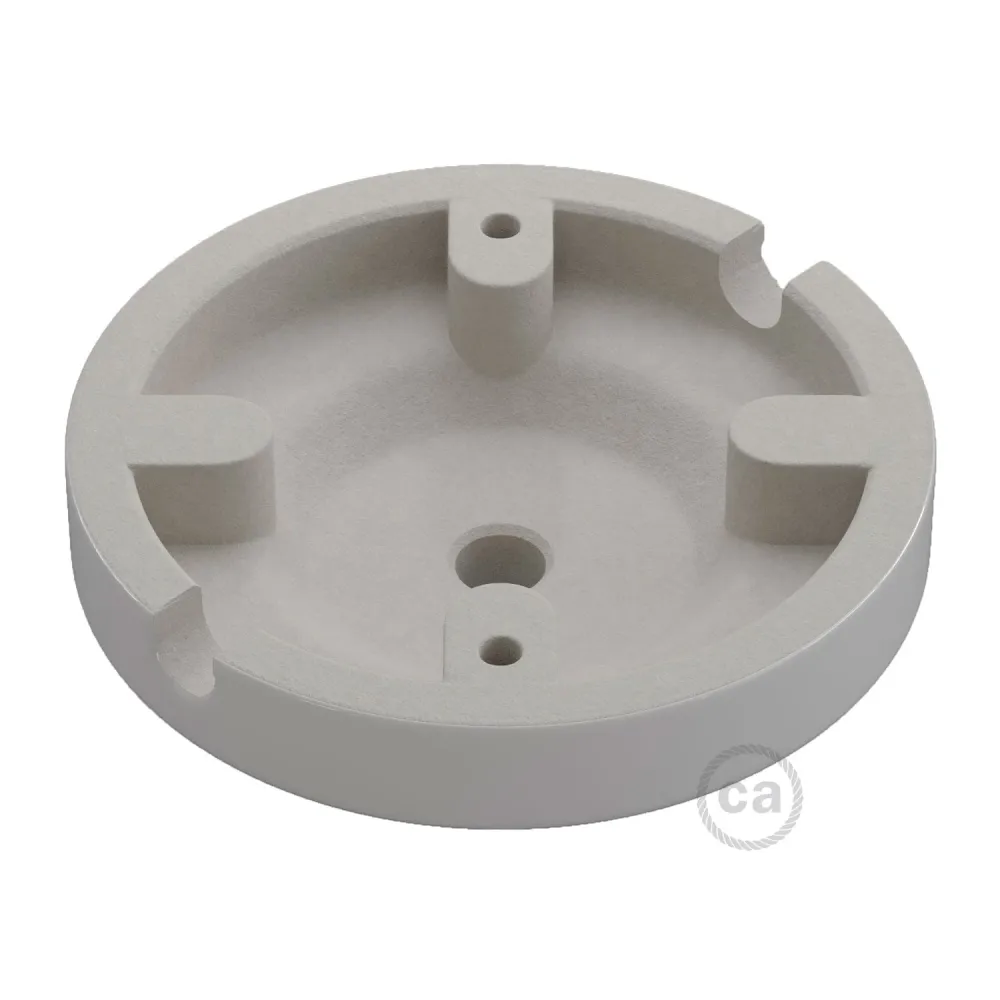 Sada stropního baldachýnu Minimal z porcelánu – Bílá