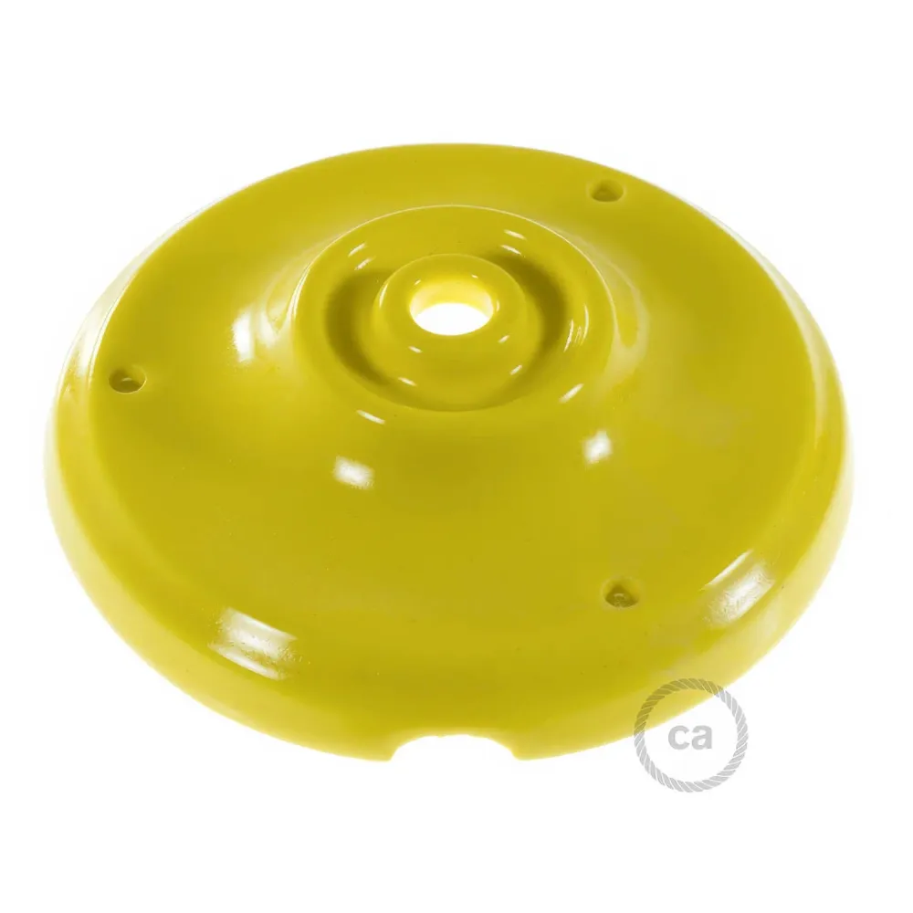 Sada stropního baldachýnu z porcelánu - Žlutá