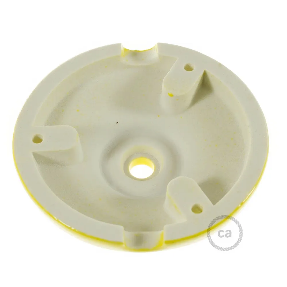 Sada stropního baldachýnu z porcelánu - Žlutá