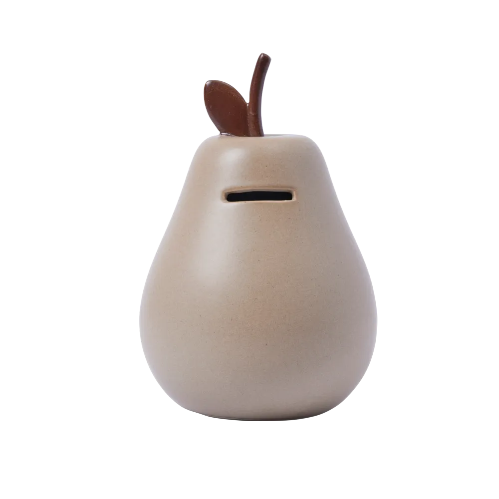 Skarbonka PEAR béžová