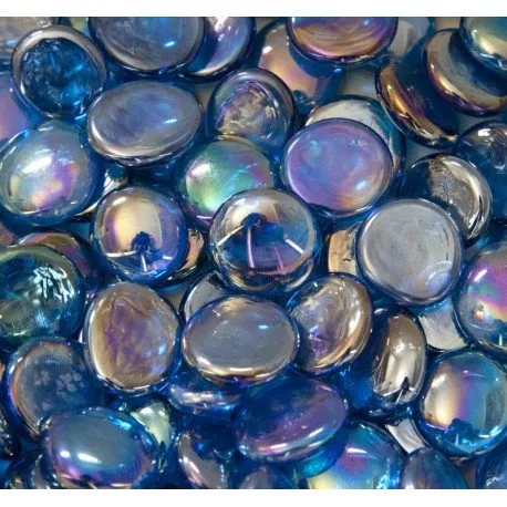 Skleněné kapky 16-20mm Diamantový tyrkys