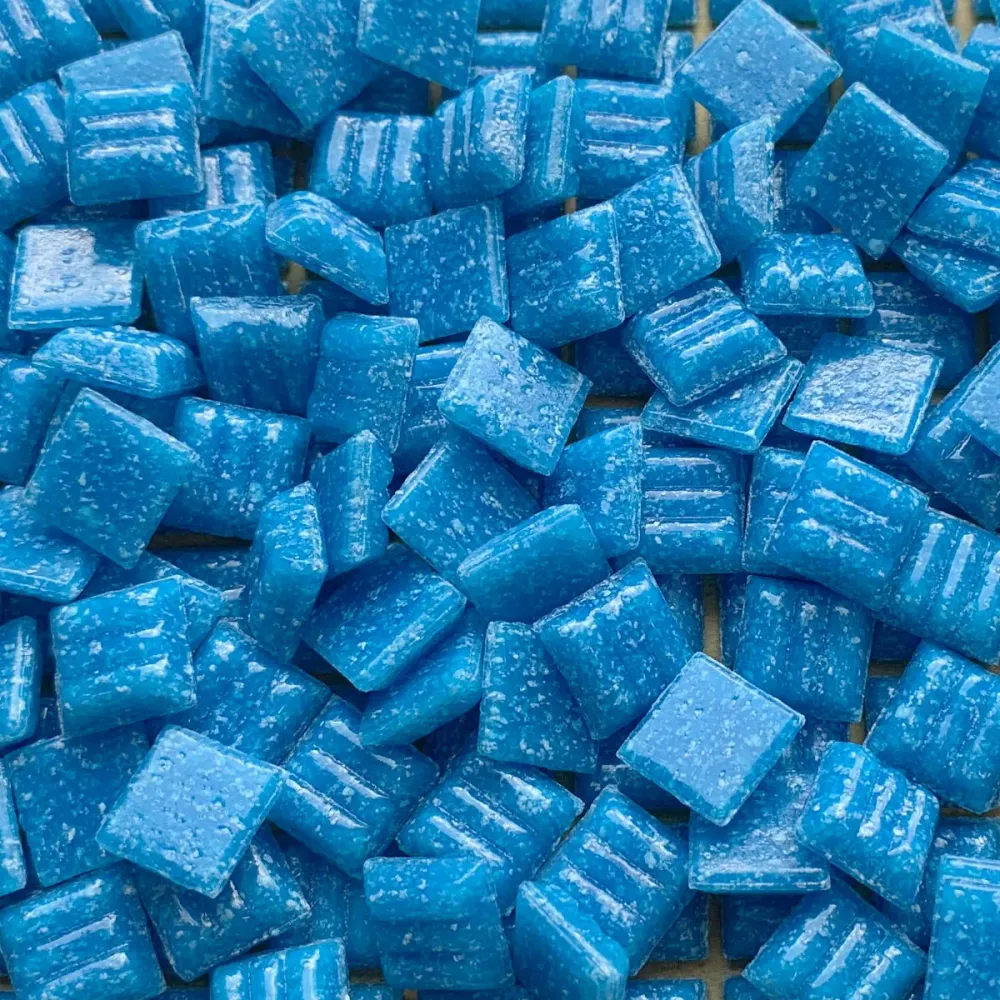 Skleněná mozaika 10mm Hluboké moře Tyrkysová