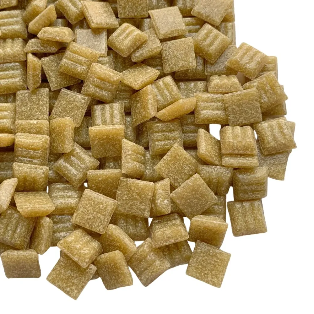 Skleněná mozaika 10mm karamelová