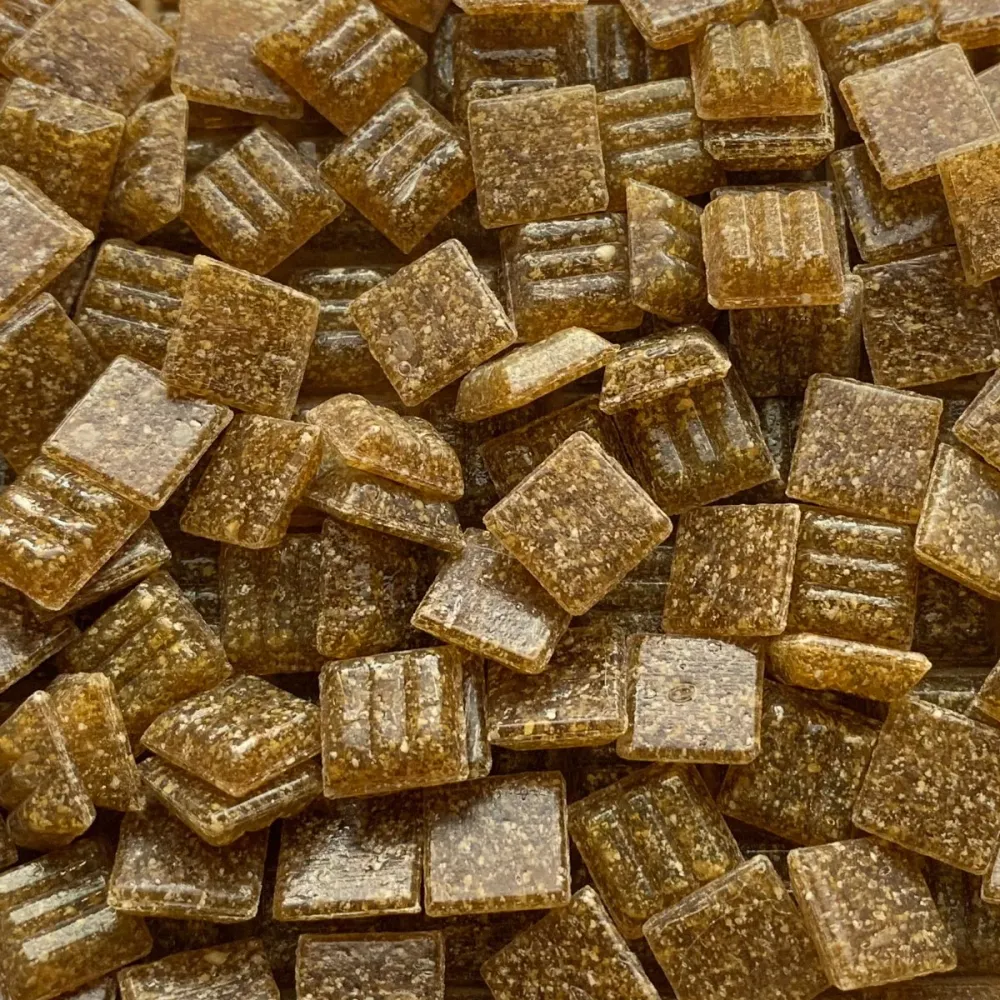 Skleněná mozaika 10mm Lískový oříšek