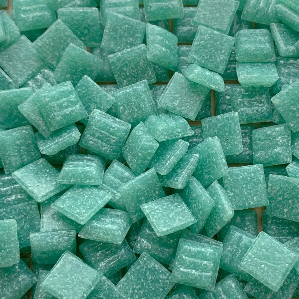 Skleněná mozaika 10mm mořská modř