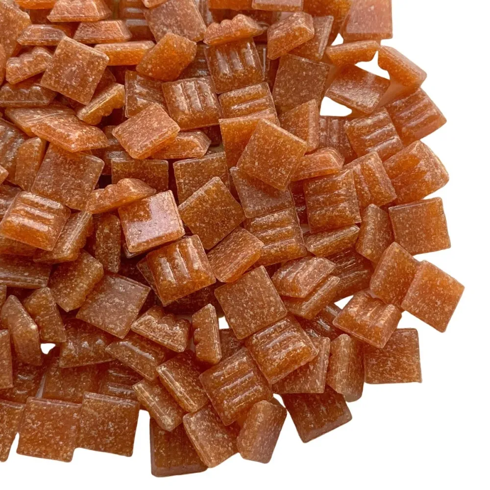 Skleněná mozaika 10mm terakota