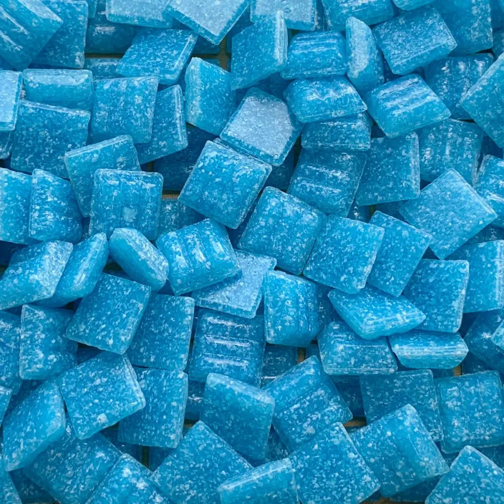Skleněná mozaika 10mm Tyrkysová
