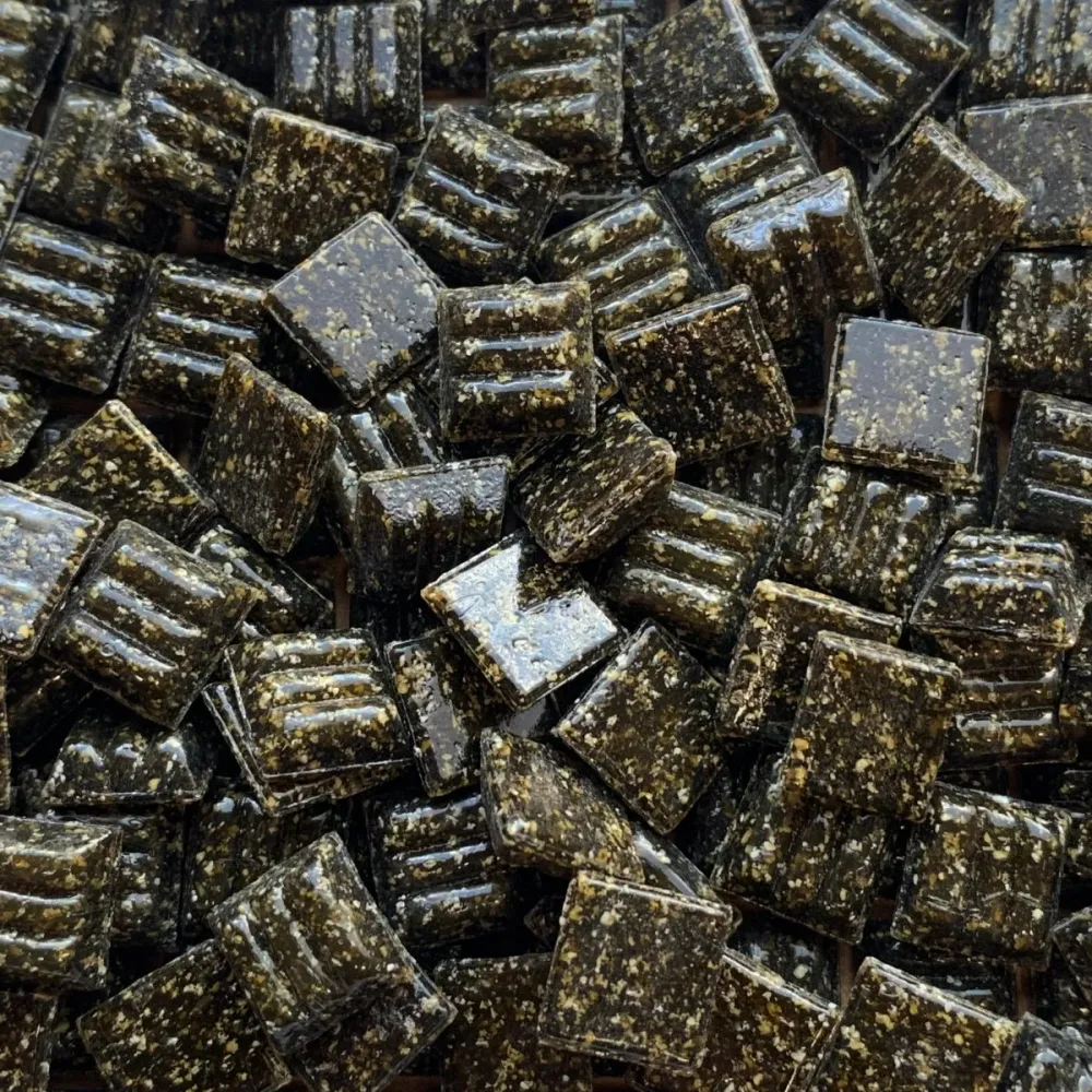 Skleněná mozaika 10mm zeměhnědá