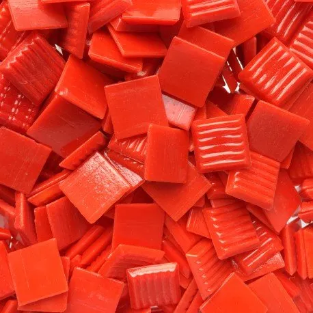 Skleněná mozaika Murano 20mm karmínově červená