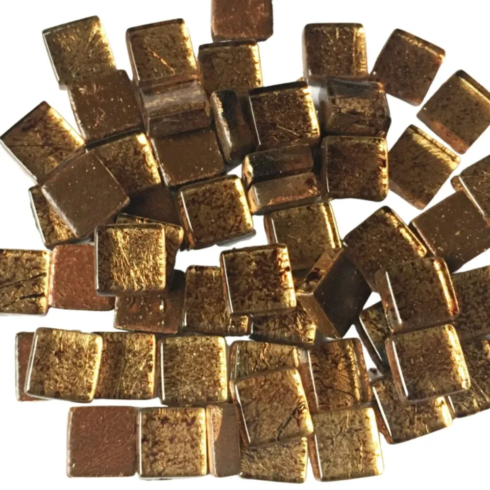 Skleněná mozaika Zrcadlo 10mm Bronz