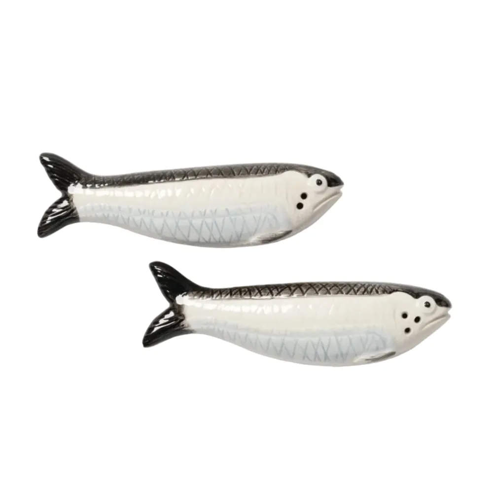 Sůlnička pepřenka SARDINE bílá s černou