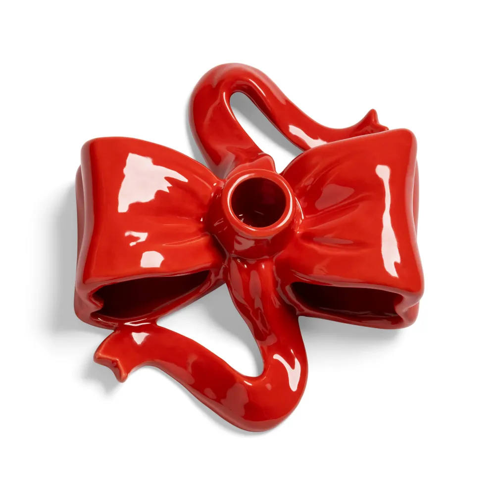 Svícen RIBBON červený