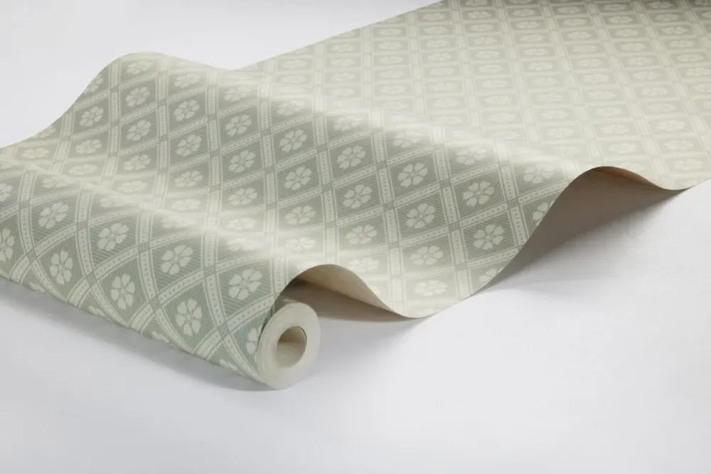 Tapeta s geometrickým vzorem LOVE zelená