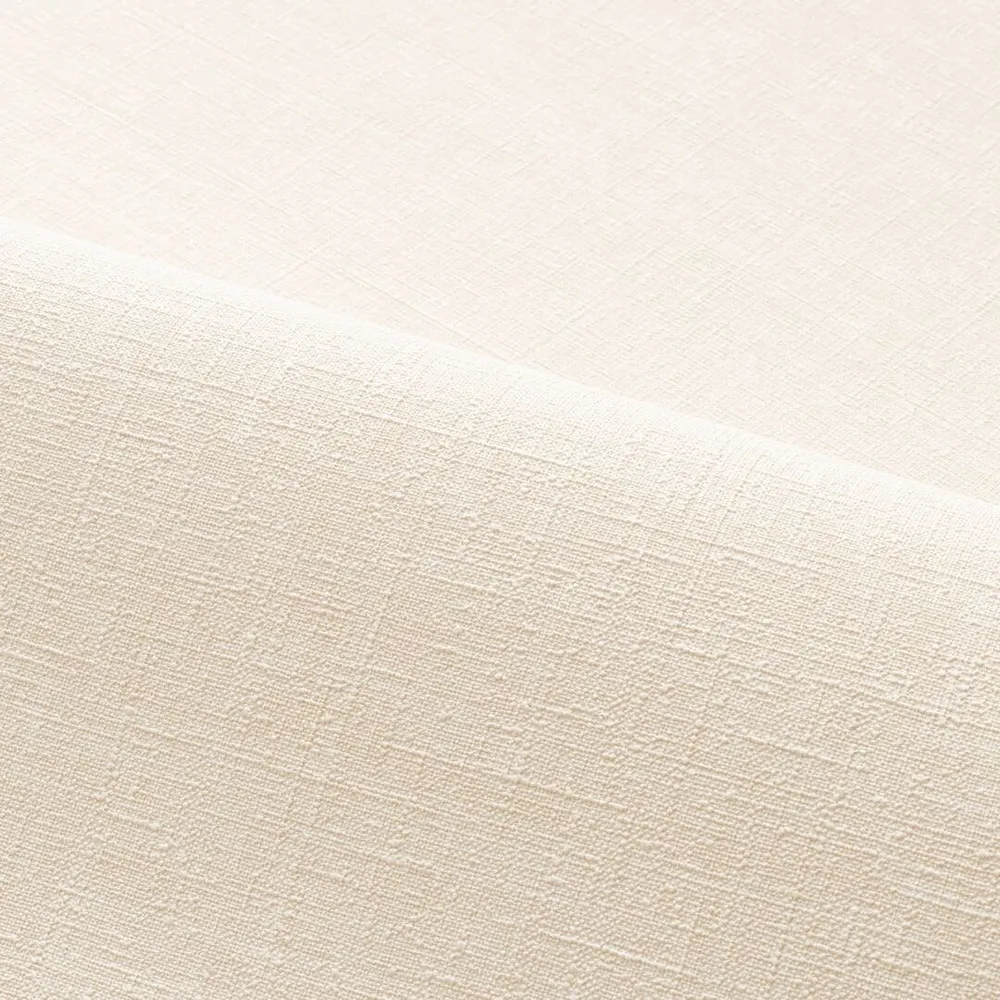 Tapeta se strukturou imitující lněné plátno SHINOK - CREME krémová