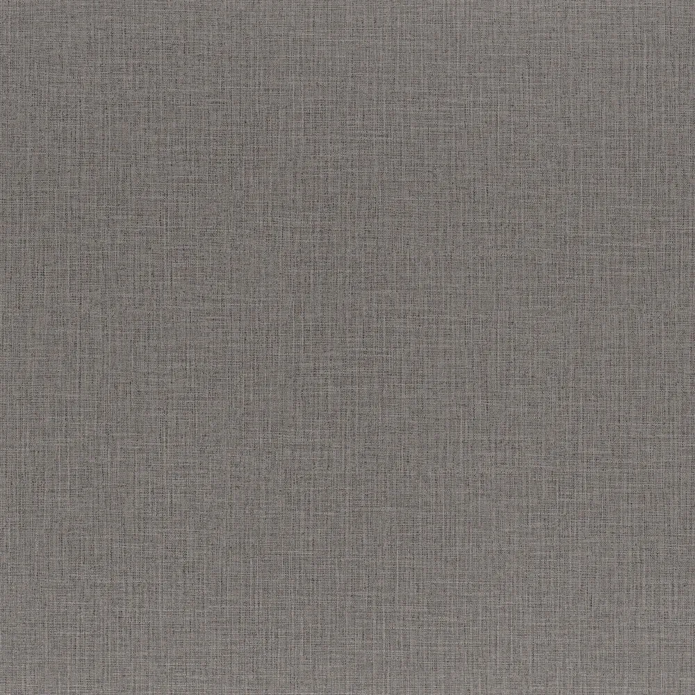 Tapeta se strukturou imitující pletené plátno FILIN - GRIS SOURIS šedo-hnědá