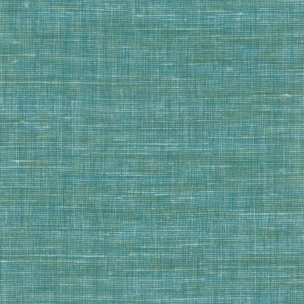 Tapeta se strukturou imitující plátno LINUM - TURQUOISE tyrkysová
