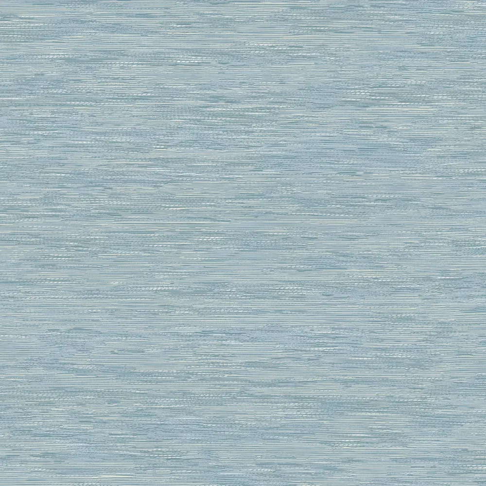 Tapeta se strukturou napodobující žakárovou tkaninu TATAMI - BLEU CIEL modrá