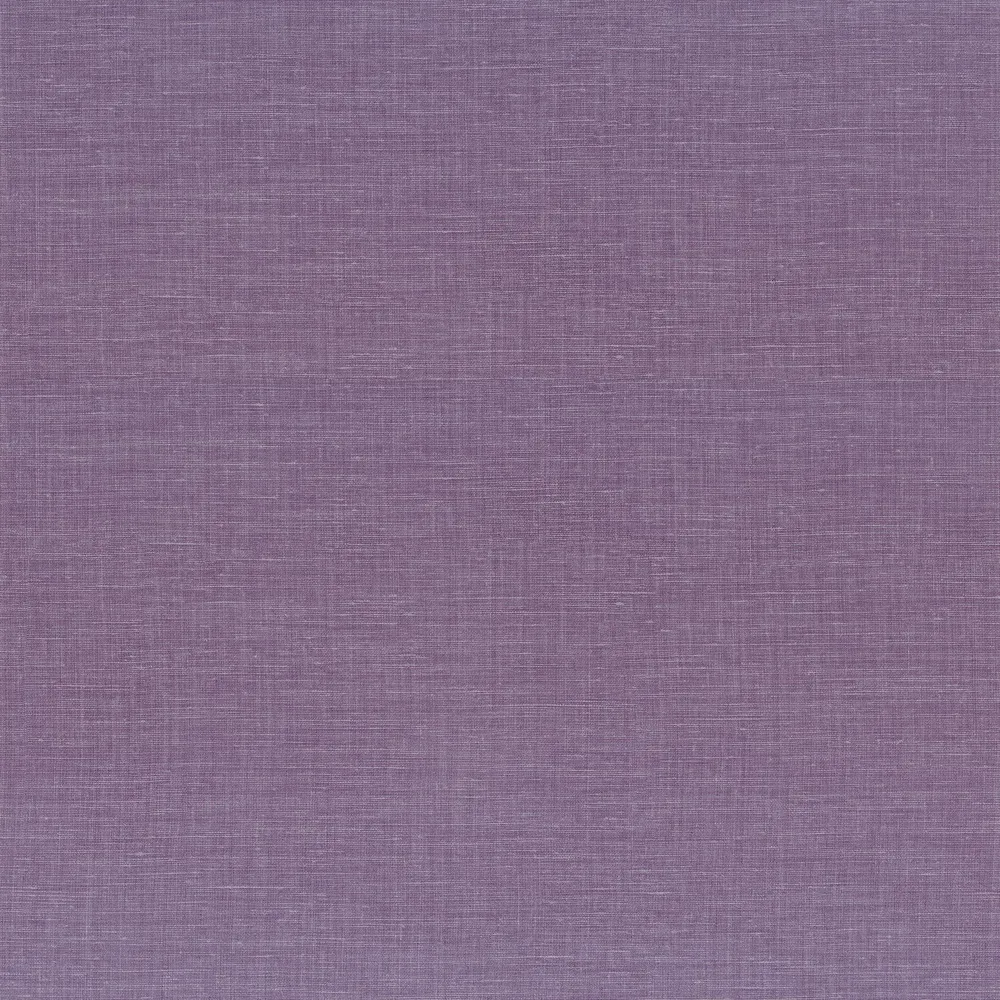 Tapeta se strukturou napodobující lněné plátno SHINOK - MAUVE světle fialová
