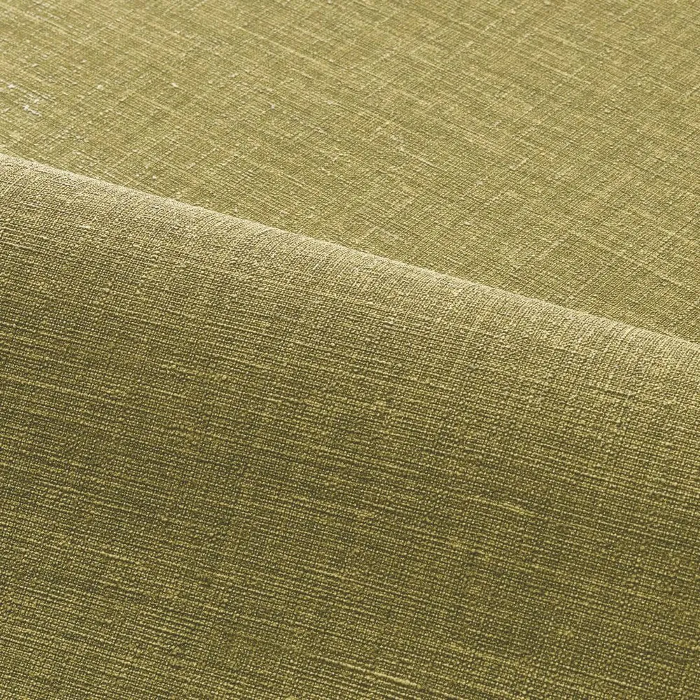 Tapeta se strukturou napodobující lněné plátno SHINOK - MATCHA matcha