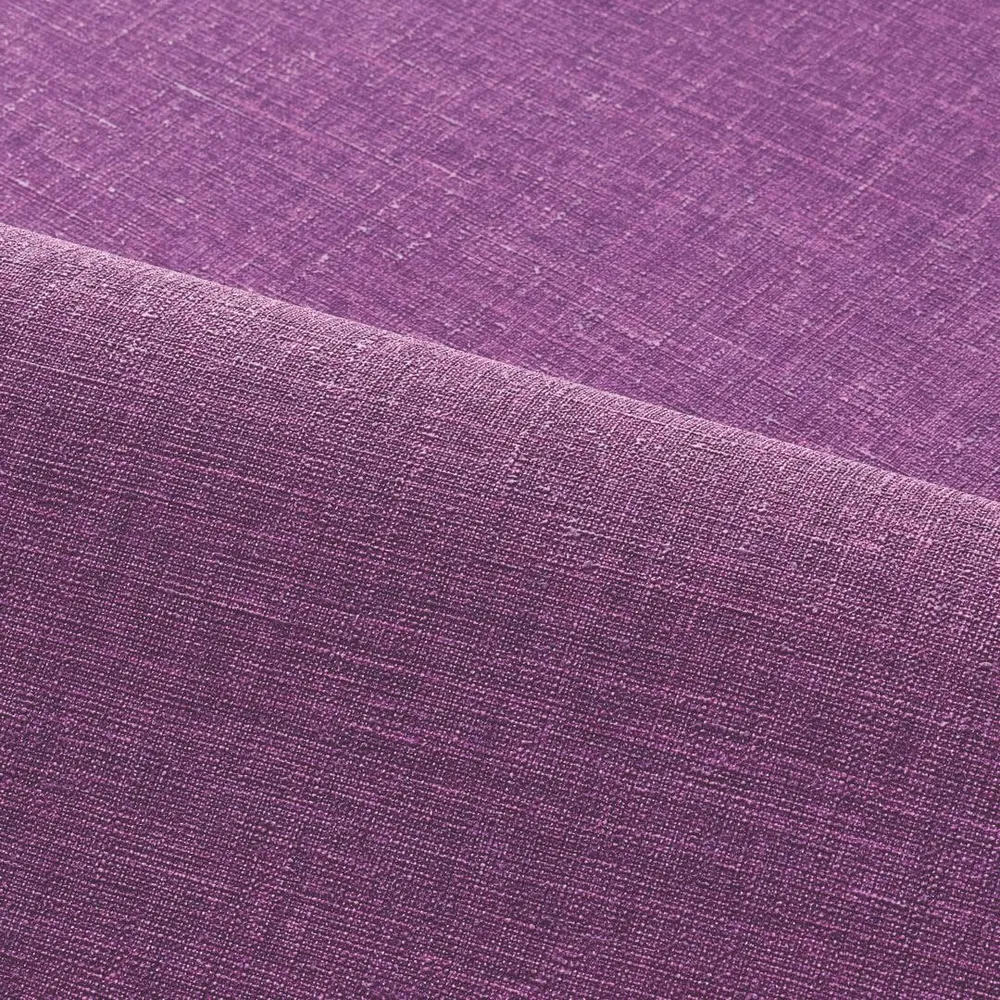 Tapeta se strukturou napodobující lněné plátno SHINOK - ORCHIDEE tmavě fialová