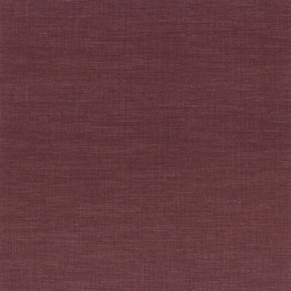 Tapeta se strukturou napodobující lněné plátno SHINOK - POURPRE purpurová