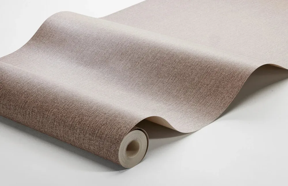 Tapeta se strukturou napodobující plátno WEAVER’S WALL hnědá