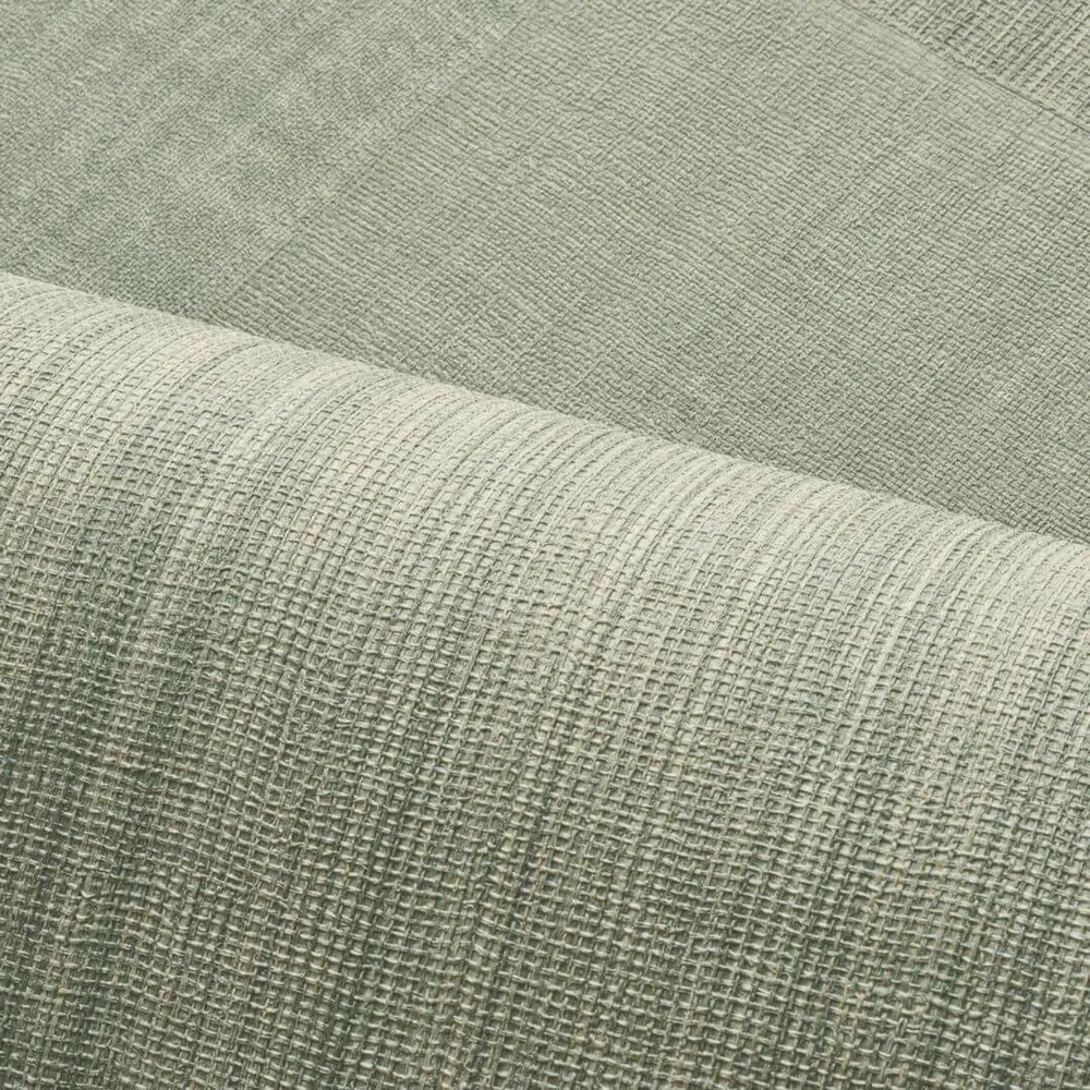 Tapeta strukturovaná geometrická patchwork napodobující tkaninu MESTIZO - CACTUS kaktusová zeleň