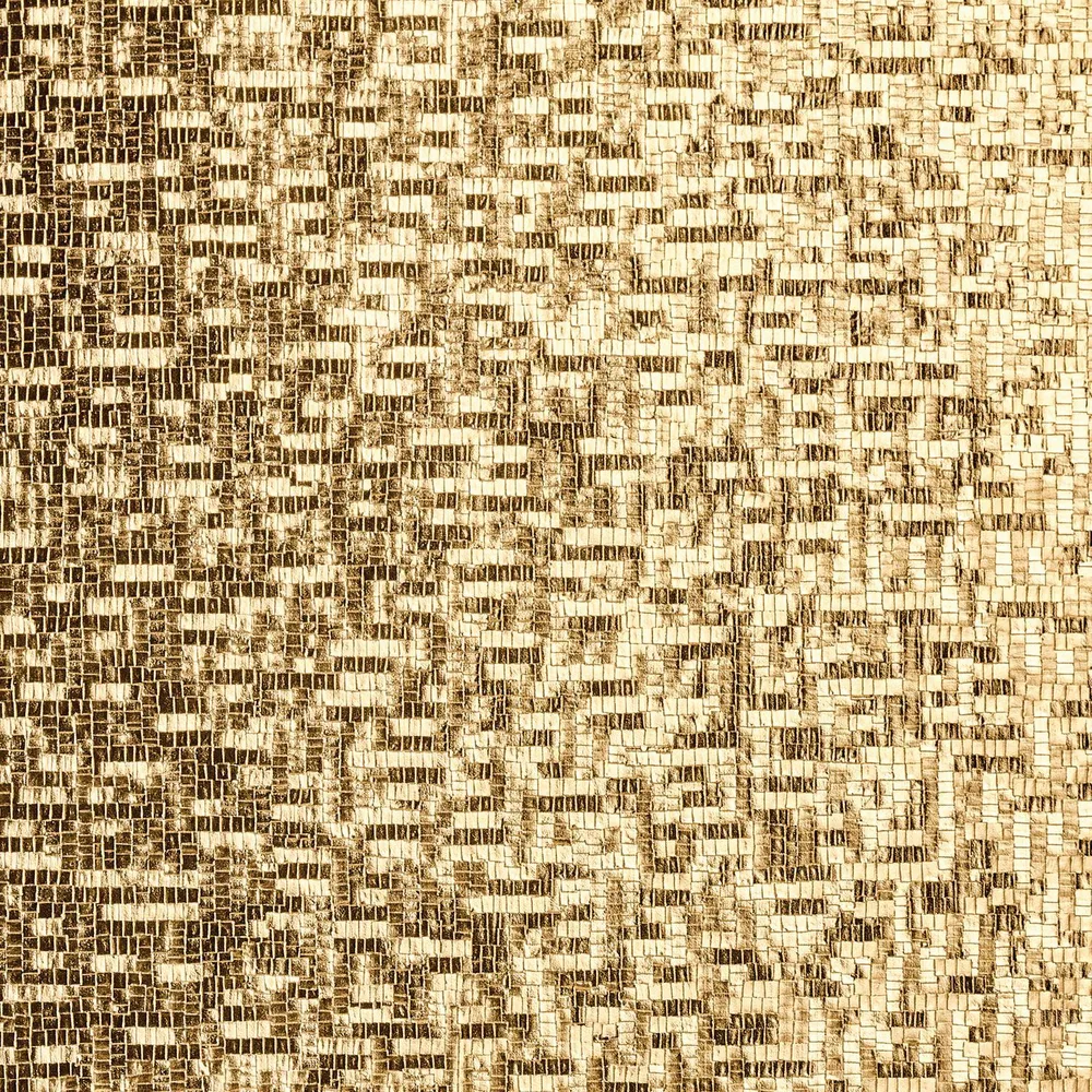 Tapeta strukturovaná metalická s geometrickým vzorem PYRITE - OR zlatá