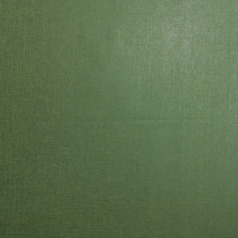 Textilní tapeta lněná s efektem opalizace ELARA - VERT MOUSSE zelená
