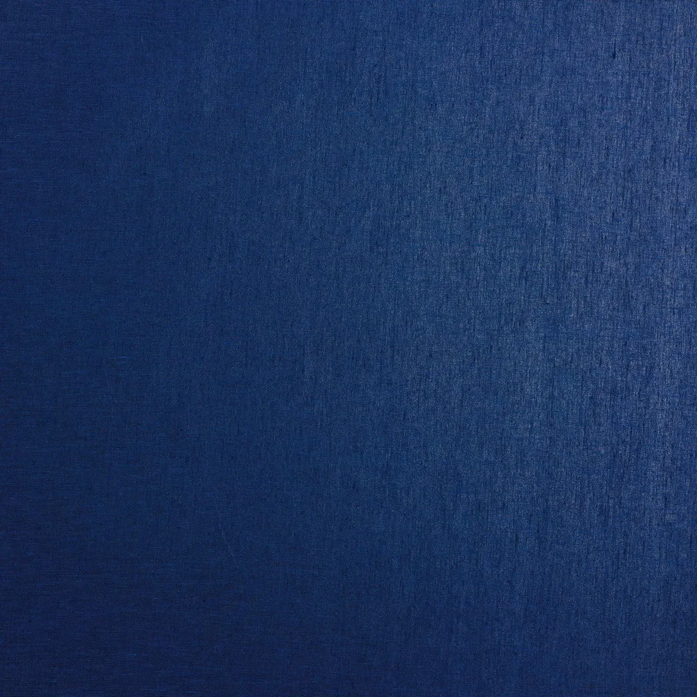 Textilní tapeta lněná s efektem opalizace ELARA - BLEU ÉLECTRIQUE modrá